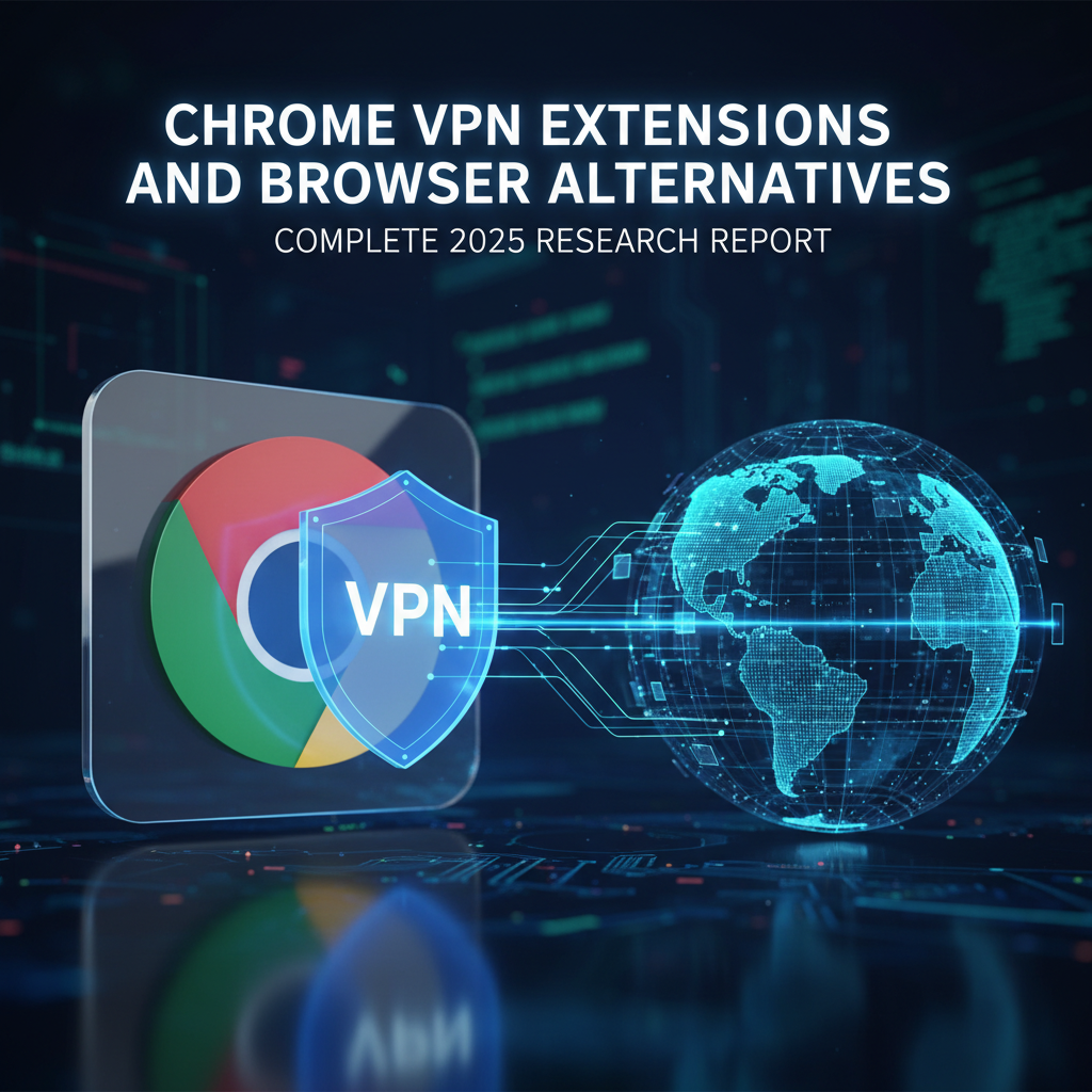 Chrome VPN Extensions and Browser Alternatives: Complete 2025 Research Report